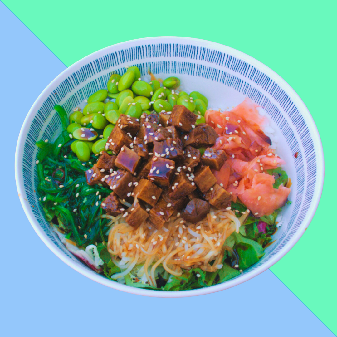 Poke tempeh